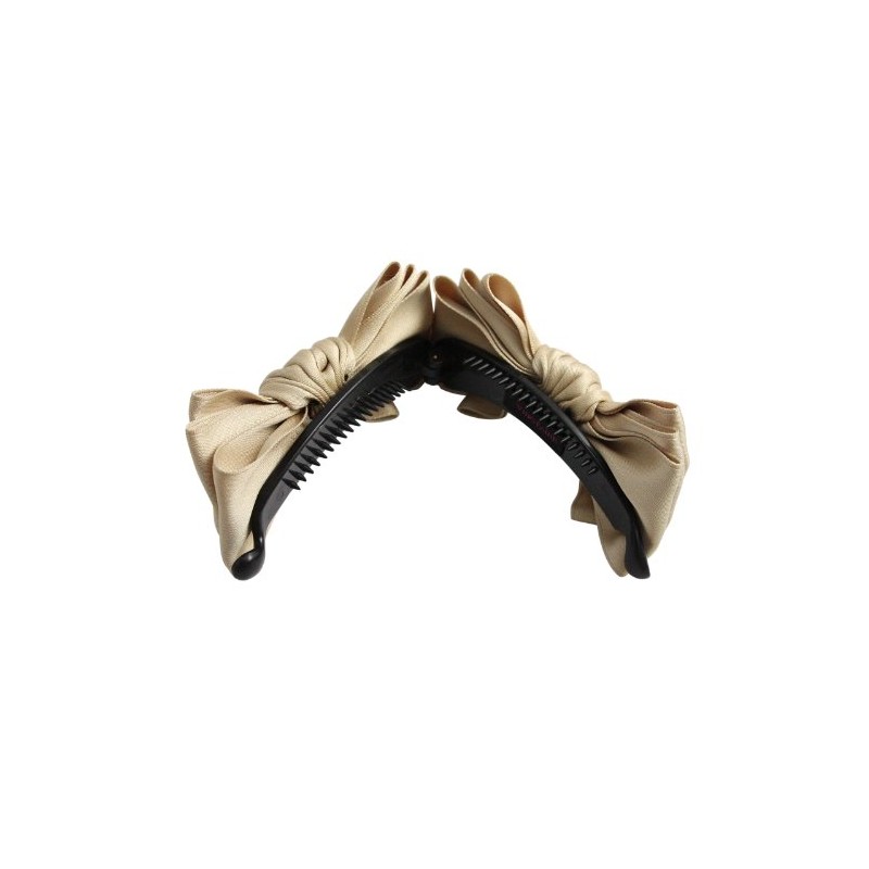 VINGTAINE H-345-LBE Layered Ribbon Banana Clip M Size Head Access