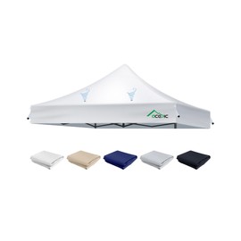 ACEPIC Heavy Duty 10x10 Pop Up Canopy Replacement Top (White, Top Only)
