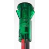 Solico 2V DC Panel Mount Green LED Indicator w/ Wires