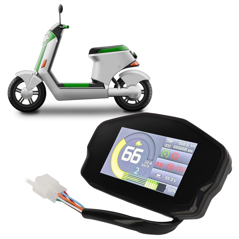 TFT Speedometer Clear Display Easy Installation LCD Display Instrument for
