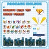 POSLIUE Super Themed Hero Bulletin Board Decorations - 63pcs Back
