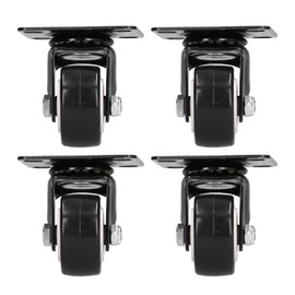 4pcs Caster Wheel 360 Degree No Noise Caster Fit for Furniture Industrial Table Cabinet Shelves