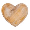 levandeo Decorative Heart Plate 18 x 16 cm Mango Wood