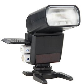 Olympus Evolt E-410 Zoom/Bounce & Swivel Head Flash (Guide Number Of 148 Feet 45 m At 85mm)