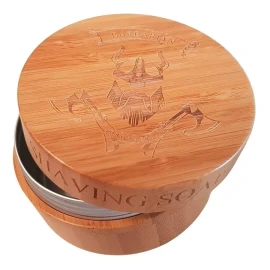 Barbarian Brothers Tazón Jabonero En Madera De Bamboo Para Afeitar