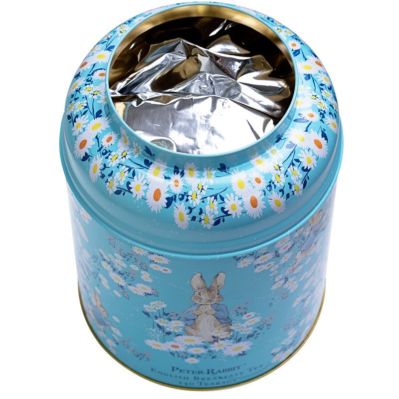 New English Teas Peter Rabbit's Daisies Tea Tin with 240