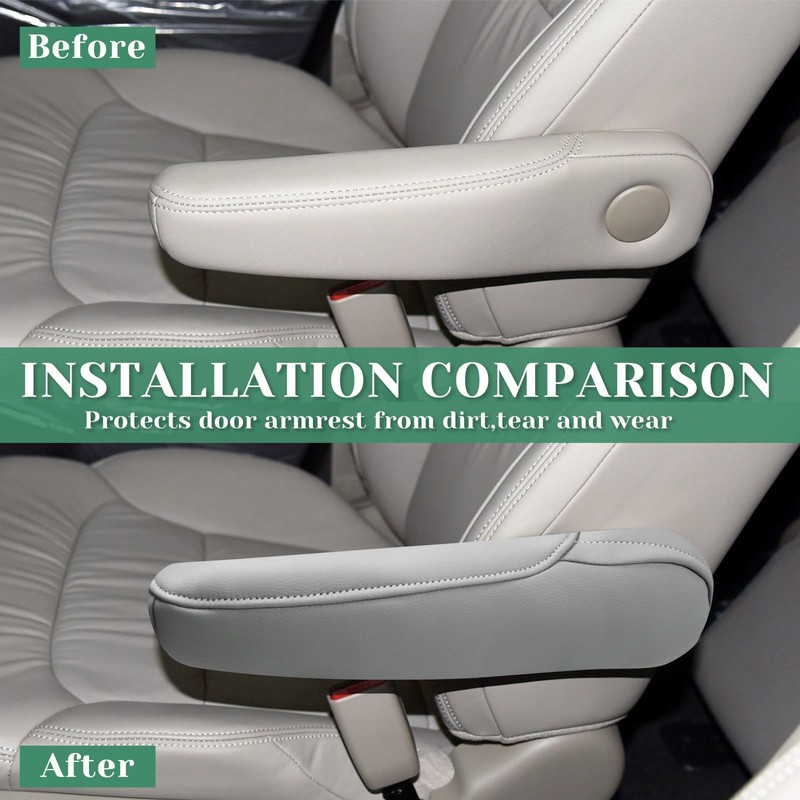 VKGUG 2PCS Car Front Seat Armrest Cover Compatible with Honda