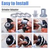 Mesee Angle Grinder to Grooving Machine Adapter, M14 Thread Quick