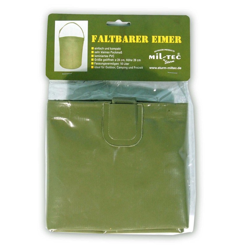 Mil-Tec Unisex – Erwachsene Wassereimer_4311150, Oliv, 10l