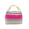 Vinsani Insulated Striped Canvas Thermal Lunch Bag Reusable Portable Cooler