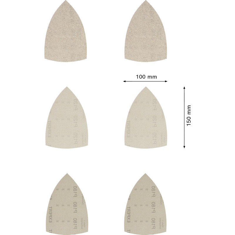 Bosch 10 x Expert M480 Sanding Net Set (for Paint