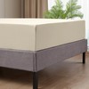 Oxford Homeware Double Fitted Sheet - 40cm Extra Deep Brushed