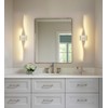 Joossnwell Brushed Nickel Vanity Light for Bathroom Light Fixtures Modern