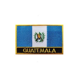 Ysmzzmsy Ysmzzmsy1 PCS（3x2inch） Guatemala Flag Patches Iron On or Sew On Embroidered Tactical Military National Guatemala Patch (Guatemala)