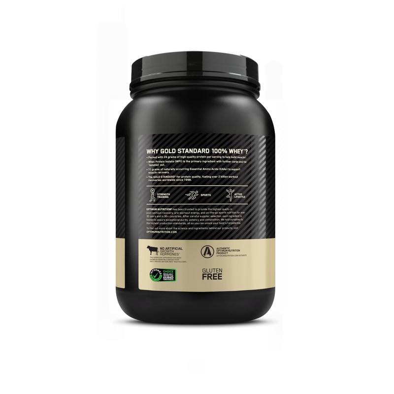 Optimum Nutrition Gold Standard 100% Whey Naturally Flavored Protein Powder,