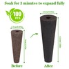 GOTVUGE 50pcs Grow Sponges for Hydroponics, Hydroponics Growing System Pods,