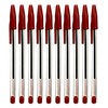 ARTH Pens Red Ink Biro Ballpoint Multipack Box Of 50