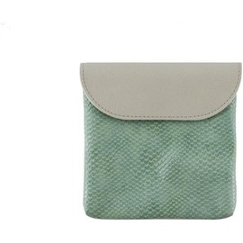 Bolsa De Almacenamiento De Toallas Sanitarias Feme Monedero de cuero PU personalizado Bolsa de almacenamiento de tampones (Color : Green, Size : 13x13cm)