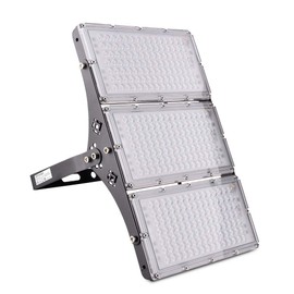 papasbox 300W LED Flood Light Outdoor, 24000LM Outdoor Security Lights,3000K Warm White led Stadium Lights,IP65 Waterproof Outdoor Lighting for Stadium Lawn Arena Yard Garage