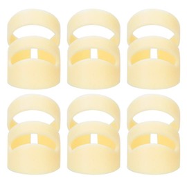 6Pcs Plastic Finger Picks for Guitar, Bass, Ukulele and Many Other Instruments(L) Playing Accessories