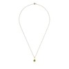 Ivy Gems 9ct Yellow Gold Peridot Pear Drop Pendant on