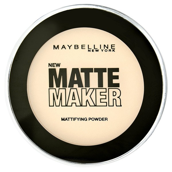Maybelline New York Matte Maker Puder Sun Beige 50 / Make-Up Powder in einem beigen Hautfarben-Ton, für einen makellosen und mattierten Teint, mit leichtem Tragegefühl, 1 x 16 g