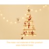 Wooden Hanging Ornaments with Star and Rope Decoration for Wall