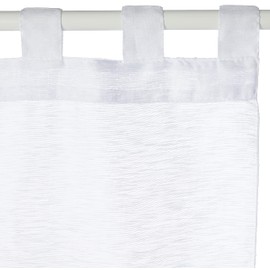 Douceur d'Intérieur Lissea 162231 Eyelet Curtain, Polyester Voile, 240 x 140 x 240 cm - Beige, 45 x 90 cm