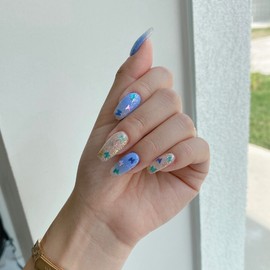 MunNail Moon Nail Butterfly Nail - Long Oval / MunNail 문네일 나비네일 - 롱오벌