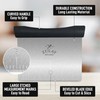 Zulay Premium Multi-purpose Stainless Steel Bench Scraper & Chopper, Easy