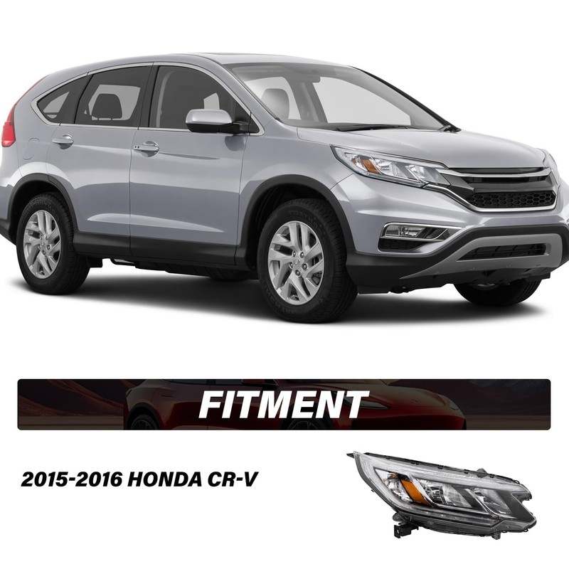 For 2015 2016 Honda CRV Headlight Headlamp Assembly Set Factory