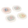 4PCS Set Wardrobe Aromatherapy Wax Tablets Long Lasting Floral Scent
