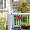 2 Packs 11 Inch Fence Deck Hook Rail Hanging Mounting