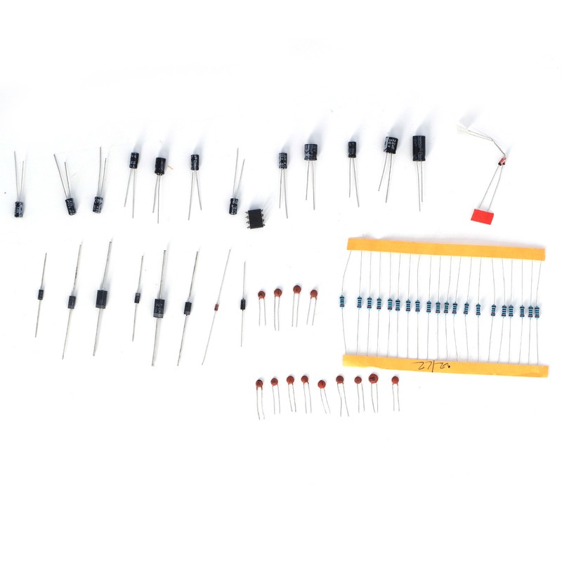 Electronic Component Kit PCB LED Diode Electrolytic Capacitor Resistor Transistor