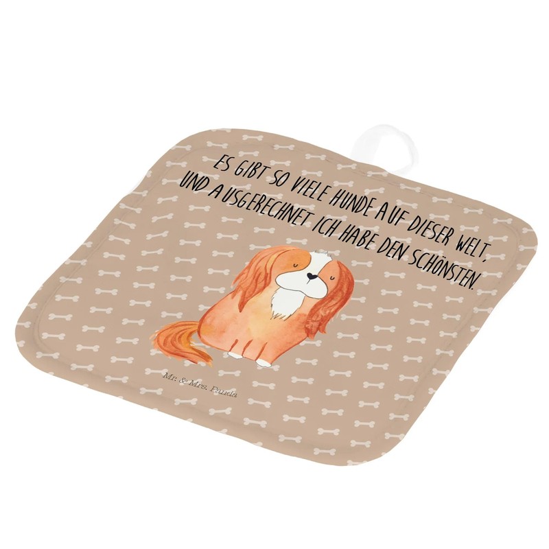 Mr. & Mrs. Panda Set of 2 Pot Holders Dog