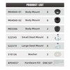 For Ford Body Mount Bushing Kit - for F250 F350
