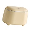 Desktop Trash Can with Lid Small Detachable Countertop Garbage Can