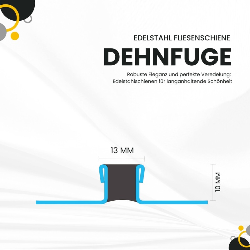 Expansion Joints Stainless Steel Tile Rail Tile Profile Matt Silver