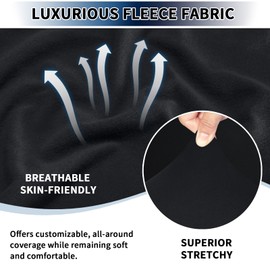 PureFit Additional Seat Cover for Reclining Couch Covers, Super Stretch Recliner Covers for Large Recliner, Reclining Sofa Slipcovers Furniture Protector for Kids Pets with Elastic Bottom, Black