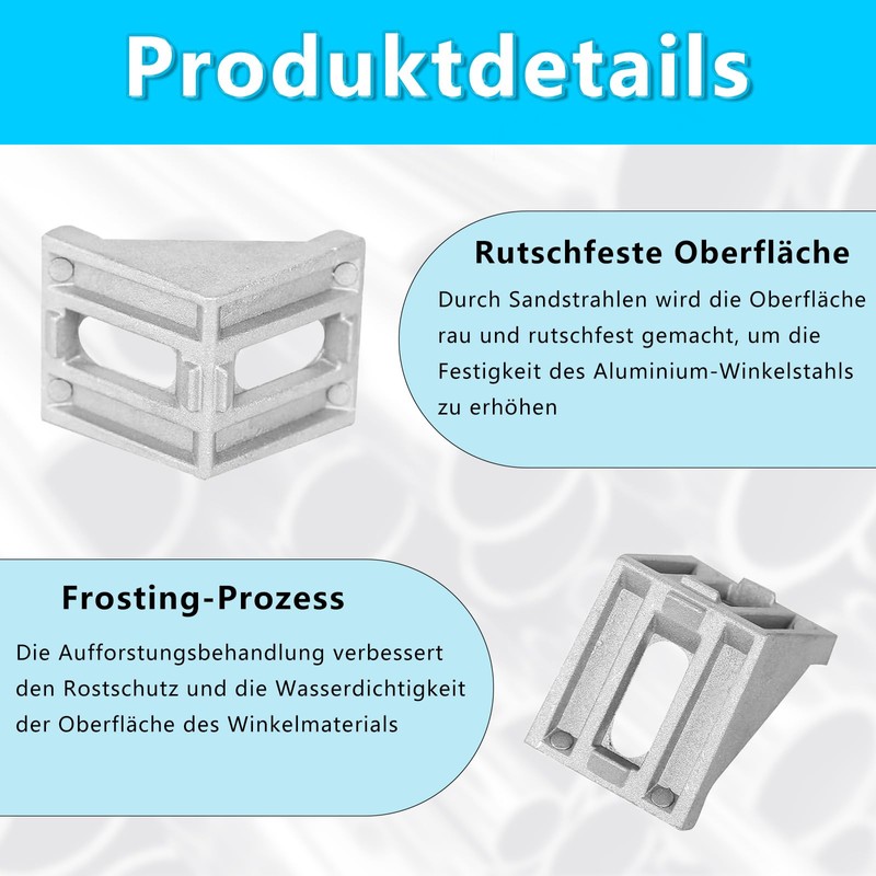 Aluminium Profile Angle, 30 x 30 Angle Connector, Aluminium Profile,