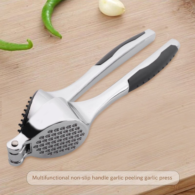 MANPANY Multifunktions Edelstahl Knoblauchpresse Knoblauch Ingwer Squeeze Crusher Slicer Werkzeug