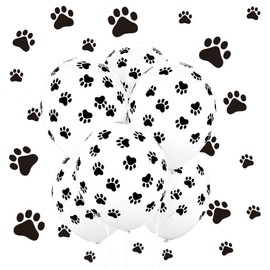 Koogel Paw Print Balloons, 100 PCS 12 Inch Dog Balloons for Birthday Party decoration