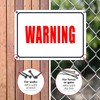 Estiyond Danger Cliff Edge Sign Metal Aluminum Tin Sign Uv