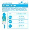 Paw Inspired Dog Diaper Suspenders with Velcro Fasteners | Stretchy