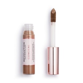 Makeup Revolution Conceal and Hydrate Concealer, Full Coverage & Matte Finish, C17 for Dark Skin Tones, Vegan & Cruelty-Free, 0.7 Fl Oz