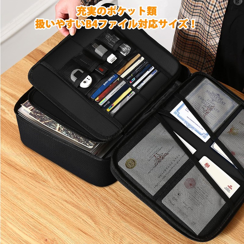 SOTOHE Fireproof Bag, Fire Resistant Temperature 222°F (1,200°C), Fireproof Storage