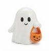 Cute Ghost Pumpkin Statue Halloween Decoration – Adorable Resin Figurine