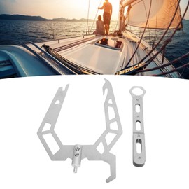 Mooring Rope Dock Hook, The Boat Hook, for Your Home and Outdoor U Type Mooring Rope Threader Dock Hook Cable Wire Guider Ship Parking Tool (Normal Version)