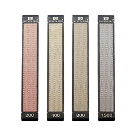 RUIXIN PRO 4PCS Diamond Sharpening Stones, #200#400#800#1500 Grit for Knife Sharpening Fixed-Angle Kit, Professional Whetstone Kit for Kitchen Outdoor