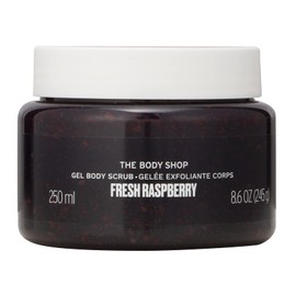 The Body Shop Fresh Raspberry Gel Body Scrub vegan Fruity, pulpy texture smoothing, softening exfoliation 250ml